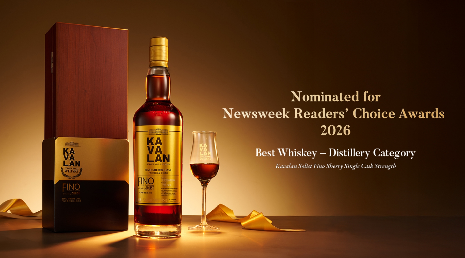 Kavalan Nominated for 2026 Newsweek Readers' Choice